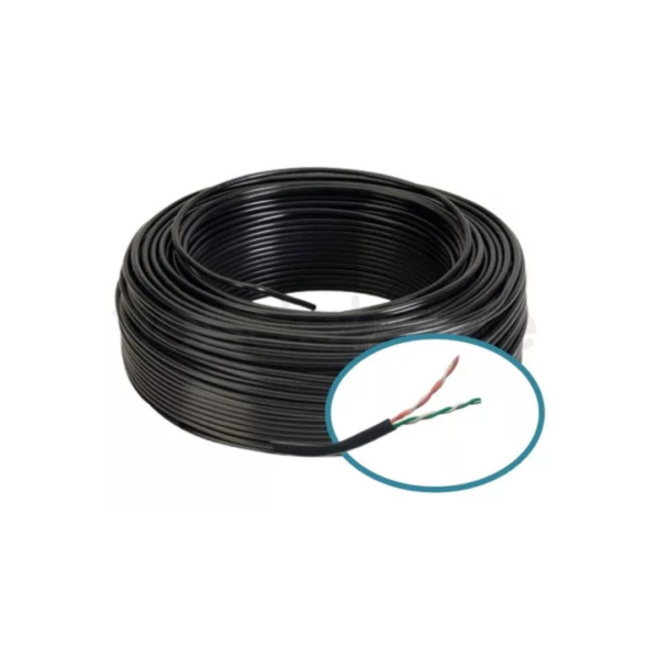 Cable UTP cat5 Exterior 2Pares 100m