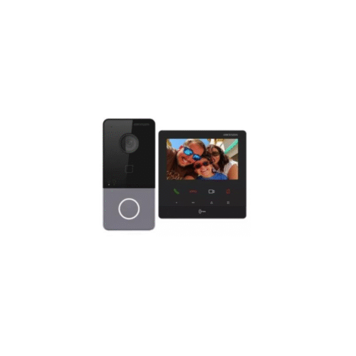 Kit Videoportero IP Hikvision DS-KIS606-P con PoE, WiFi y Audio Bidireccional