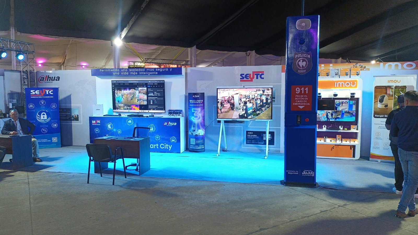 Stand de SEYTC y DAHUA en ExpoJuy 2026